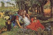 William Holman Hunt The Hireling Shepherd Sweden oil painting artist